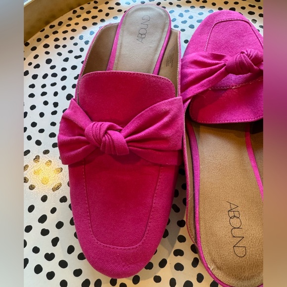 ABOUND pink bow mules - Picture 5 of 8